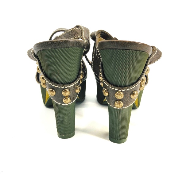 NEW!! Marc by Marc Jacobs Stud High Heels Sandals - Picture 2 of 7